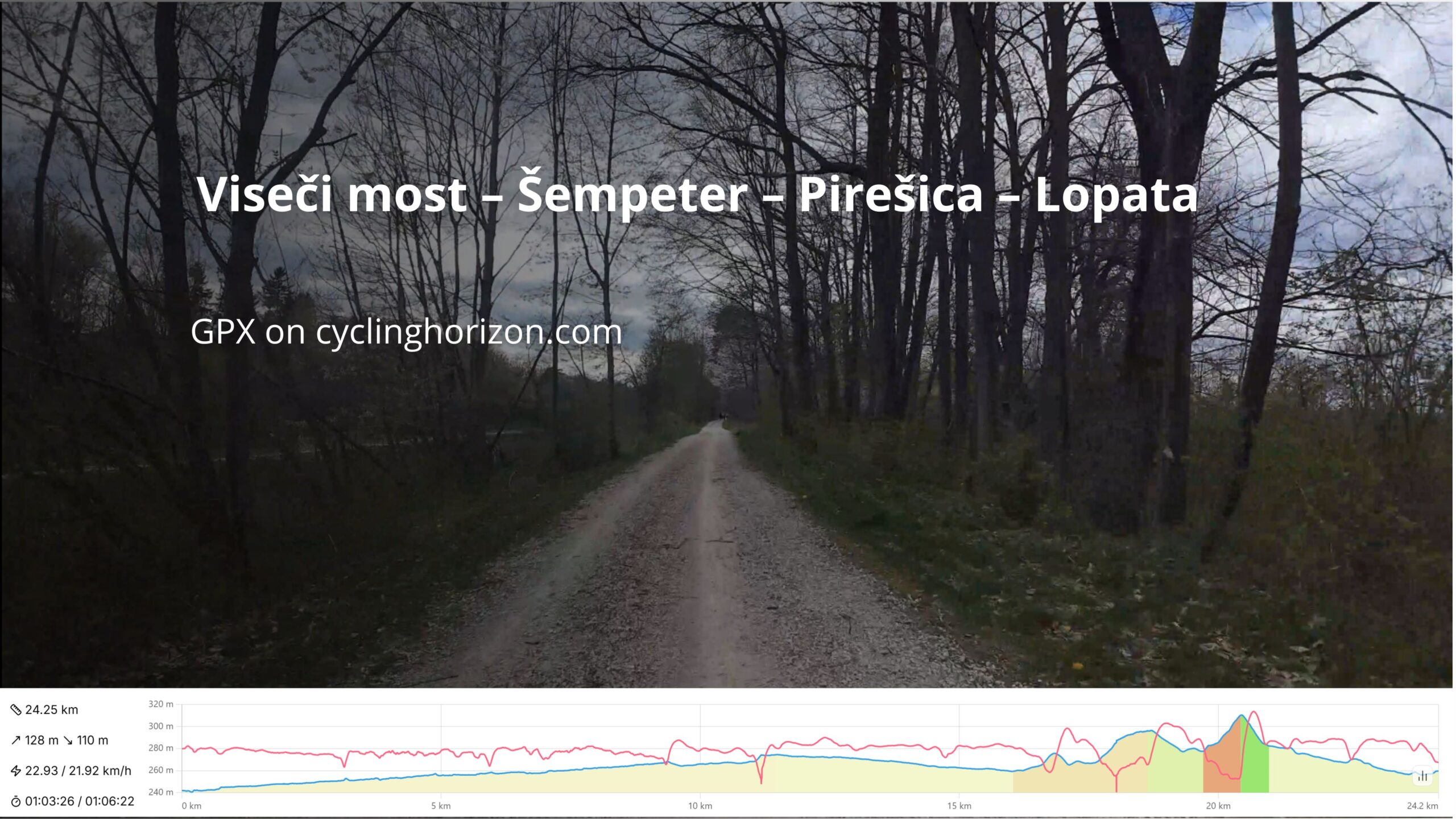 Viseči most – Šempeter – Pirešica | 24 km