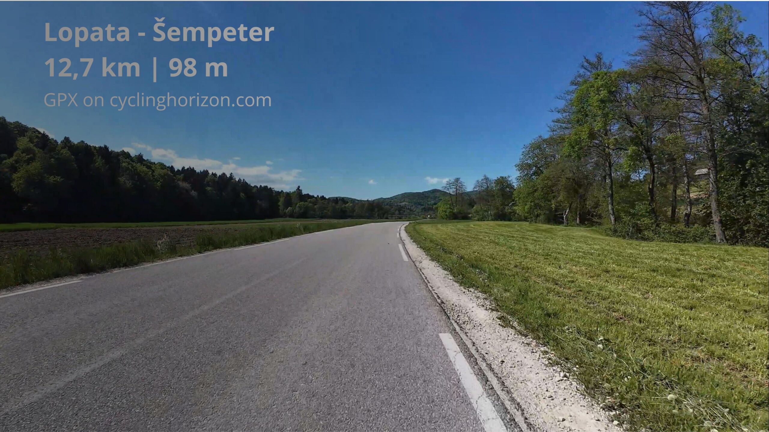 Lopata – Šempeter cycling route | 12.7 km | 89 m | Slovenia