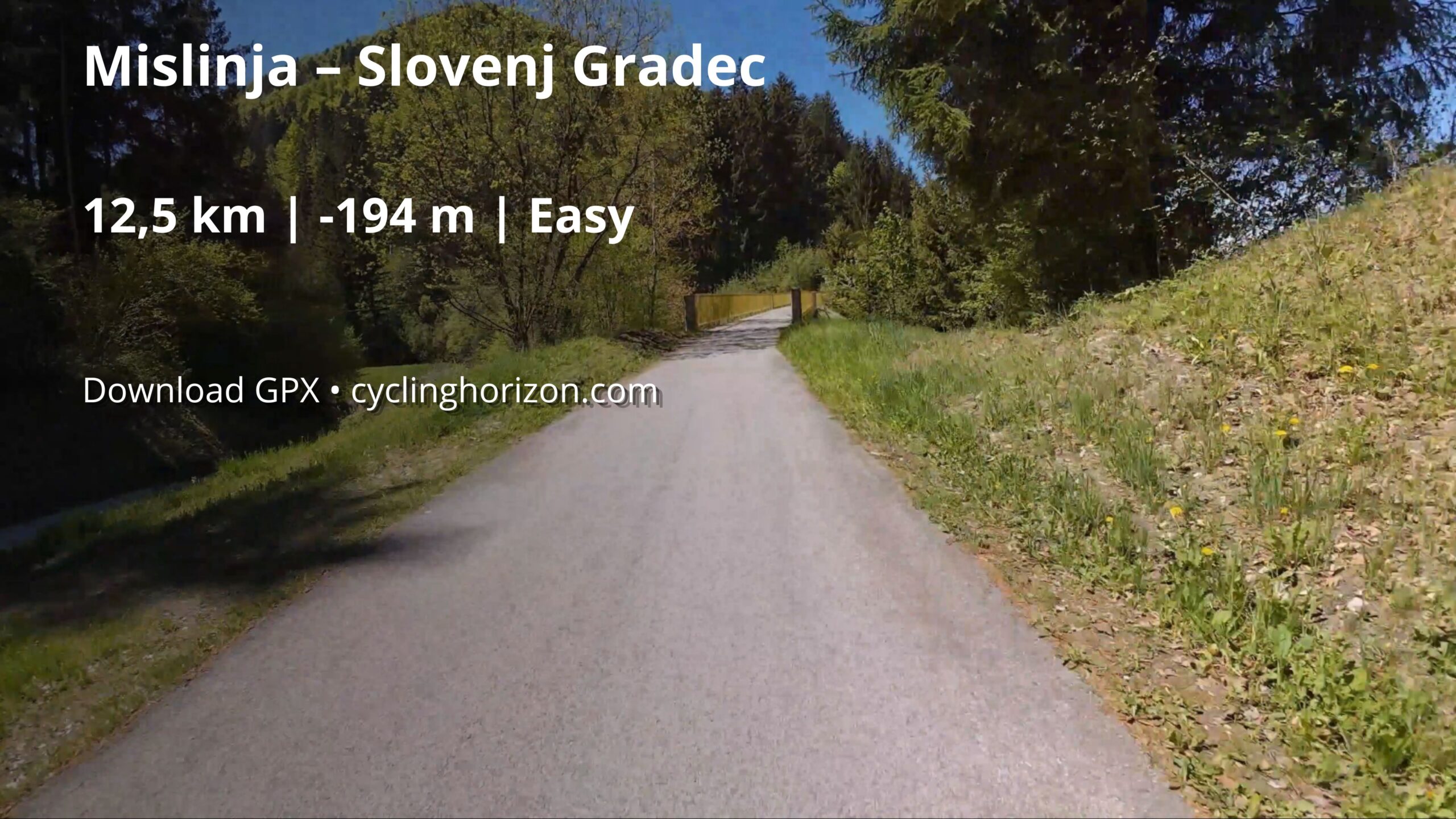 Mislinja – Slovenj Gradec (Štrekna) | Cycling Route Slovenia | 12.5 km | Easy | GPX