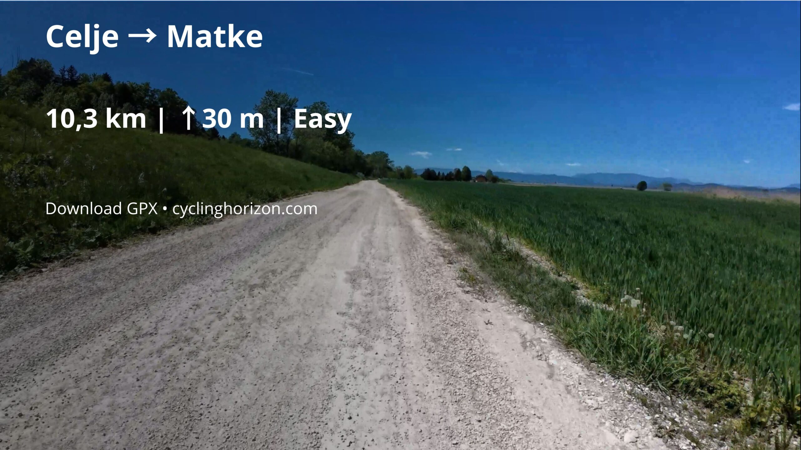 Celje → Matke | 10.3 km | Easy Cycling Route Slovenia