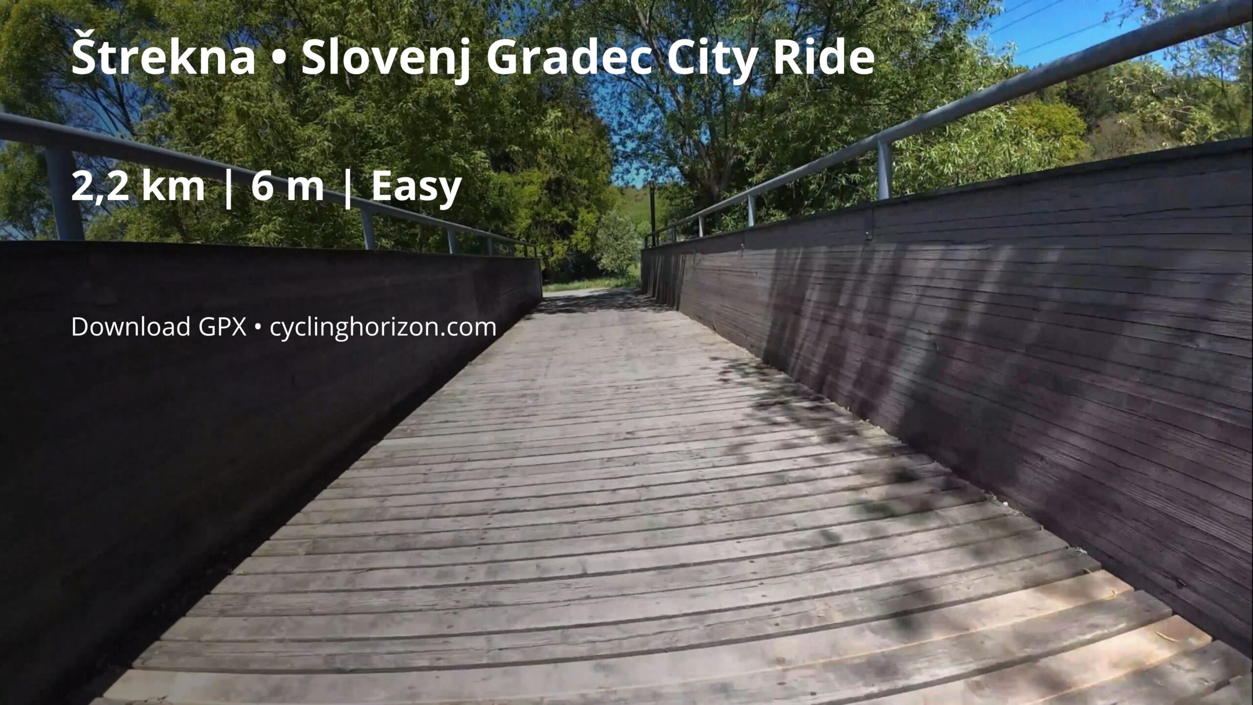 Štrekna: Slovenj Gradec City Ride | Cycling Route Slovenia | 2.2 km | Easy | GPX