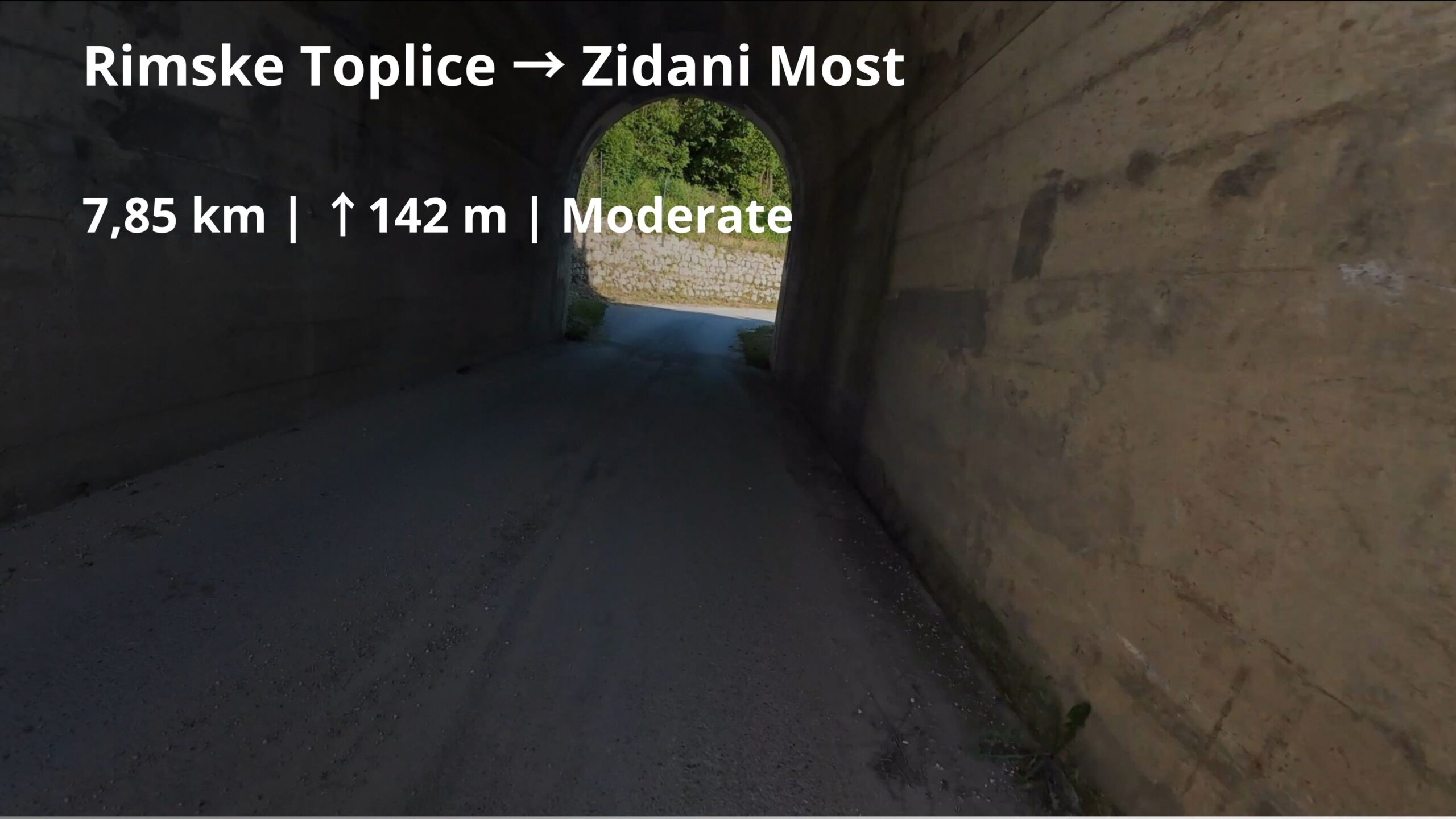 Rimske Toplice → Zidani Most Cycling Route | 7.85 km | GPX