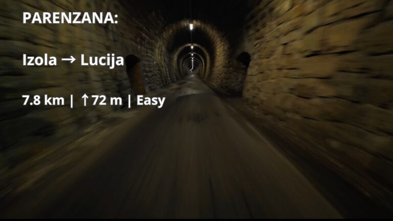 Parenzana: Izola → Lucija | 7.8 km | GPX Download Parenzana cycling route from Izola to Lucija on the Slovenian coast