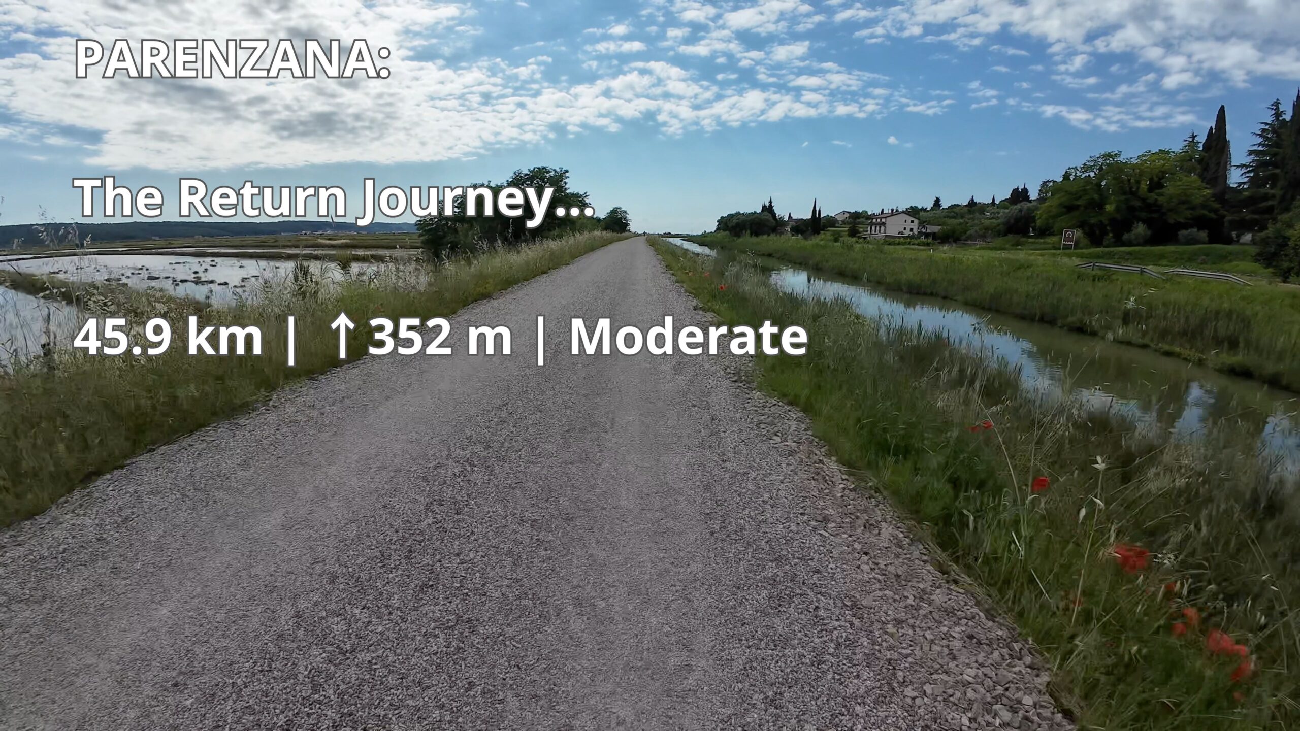 Parenzana: Sečovlje to Milje | 45.9 km Gravel Cycling Route