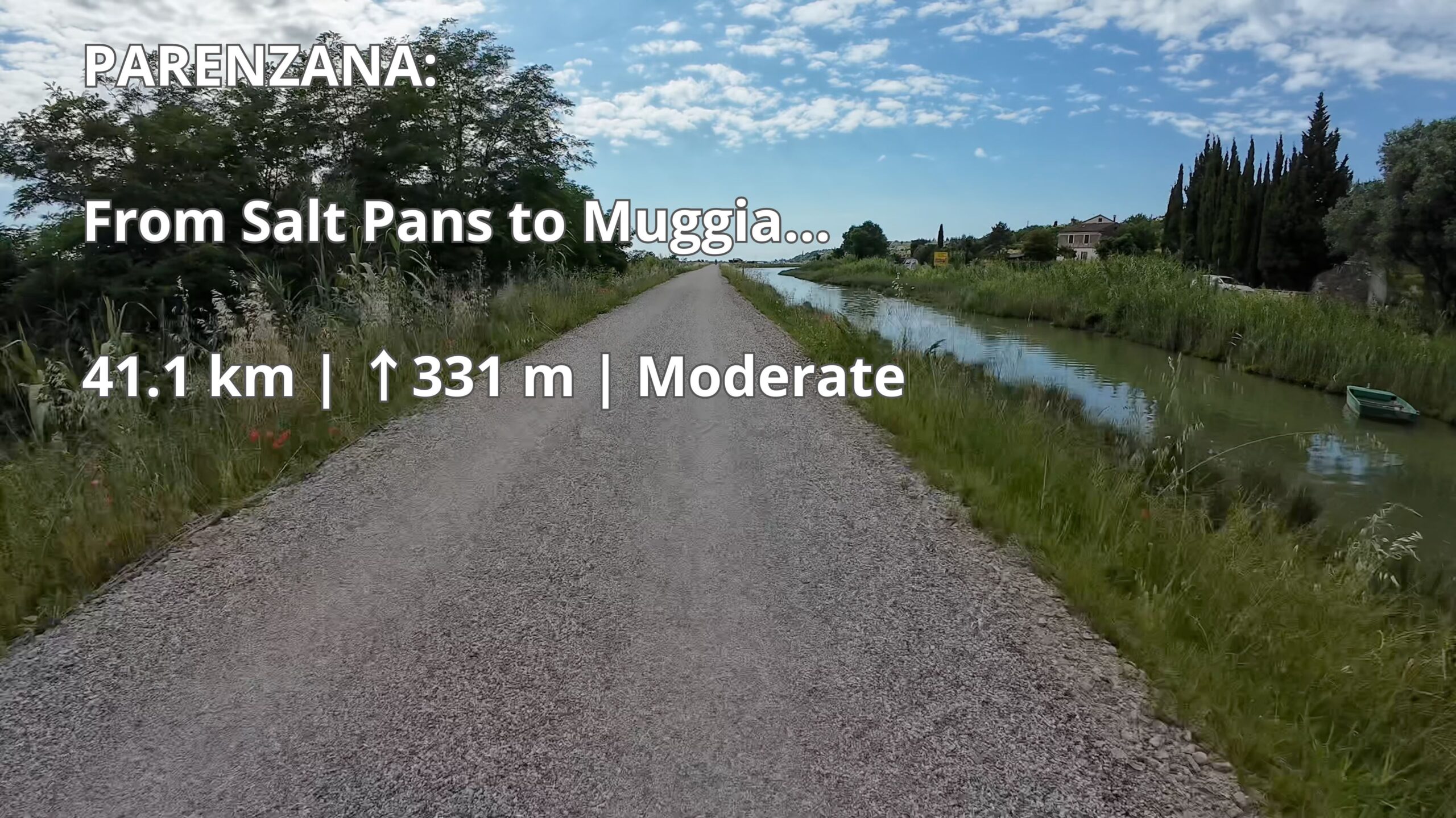 Parenzana: Sečovlje MP to Milje | 41.1 km Gravel Cycling Route