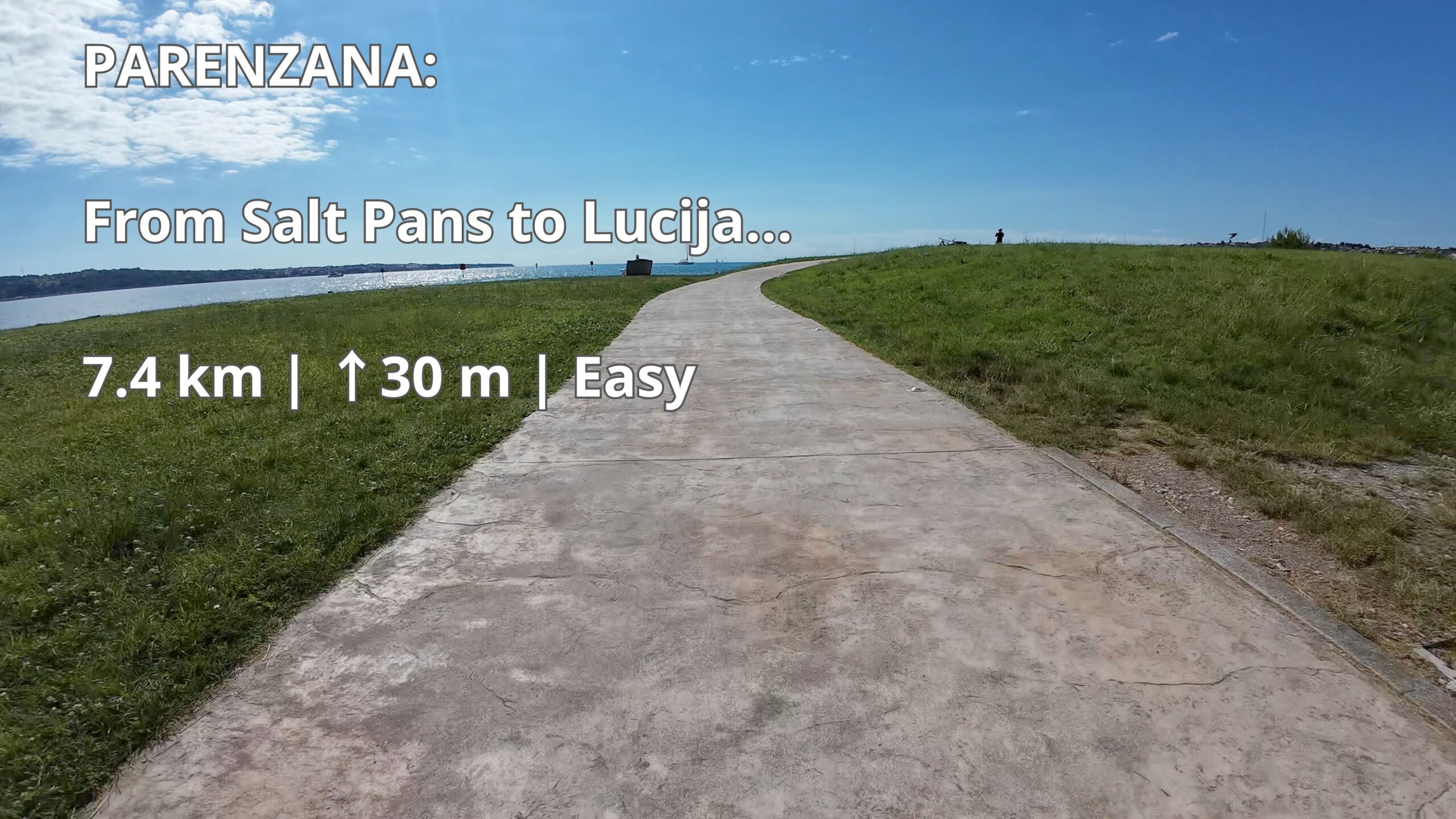 Parenzana: Sečovlje Border Crossing to Lucija | Easy Cycling Route | GPX Download