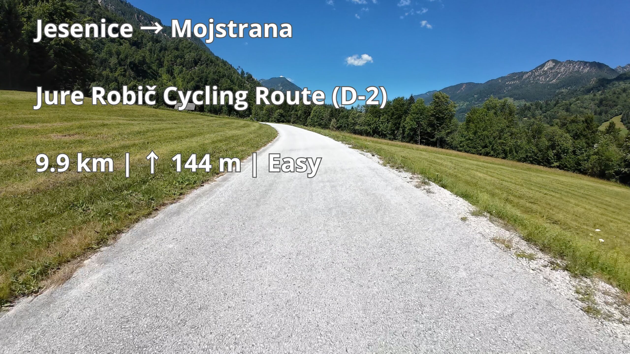 Jure Robič Cycling Route: Jesenice to Mojstrana | Easy Cycling | GPX Download