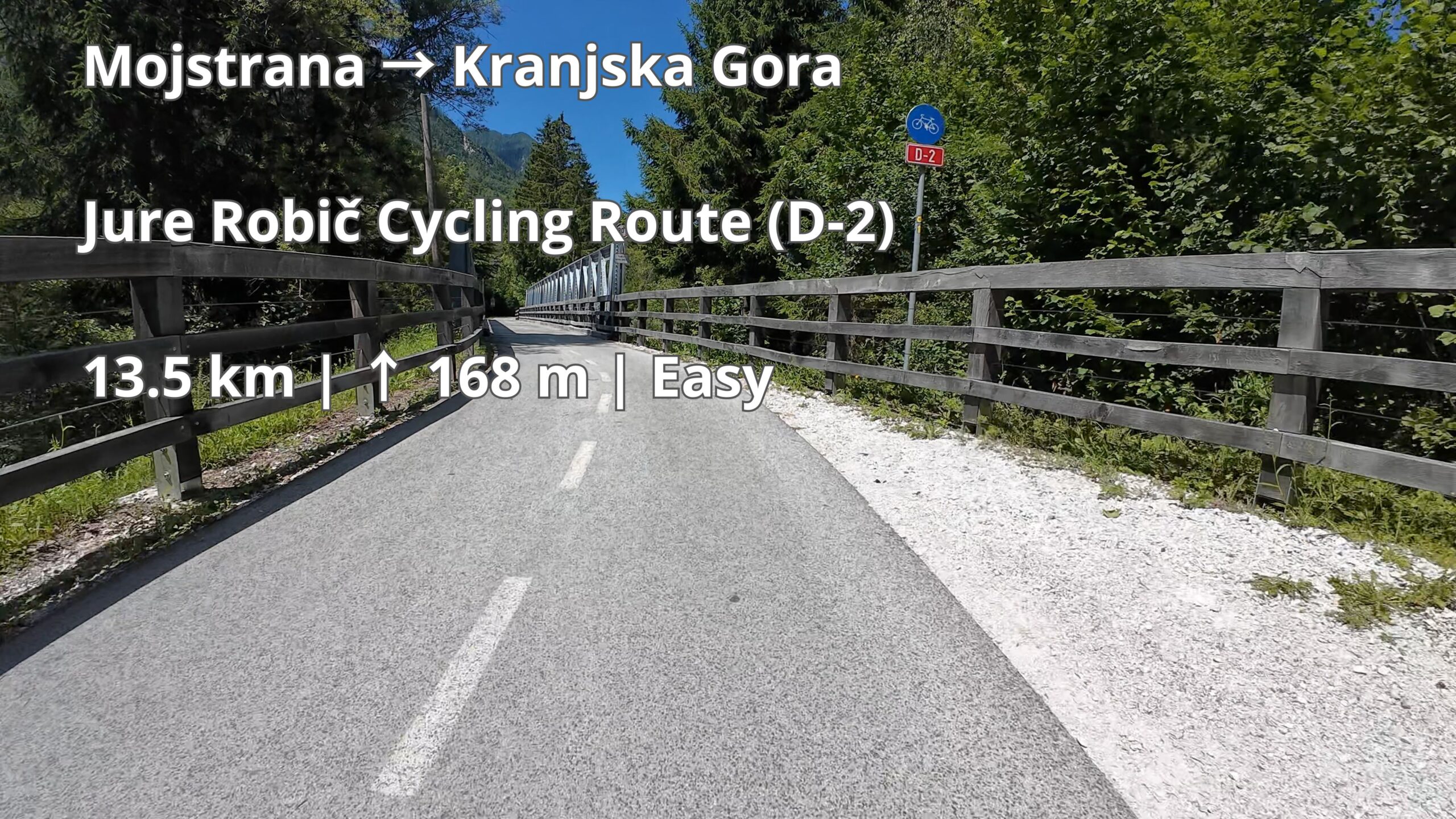 Jure Robič Cycling Route: Mojstrana to Kranjska Gora | Easy Cycling | GPX Download