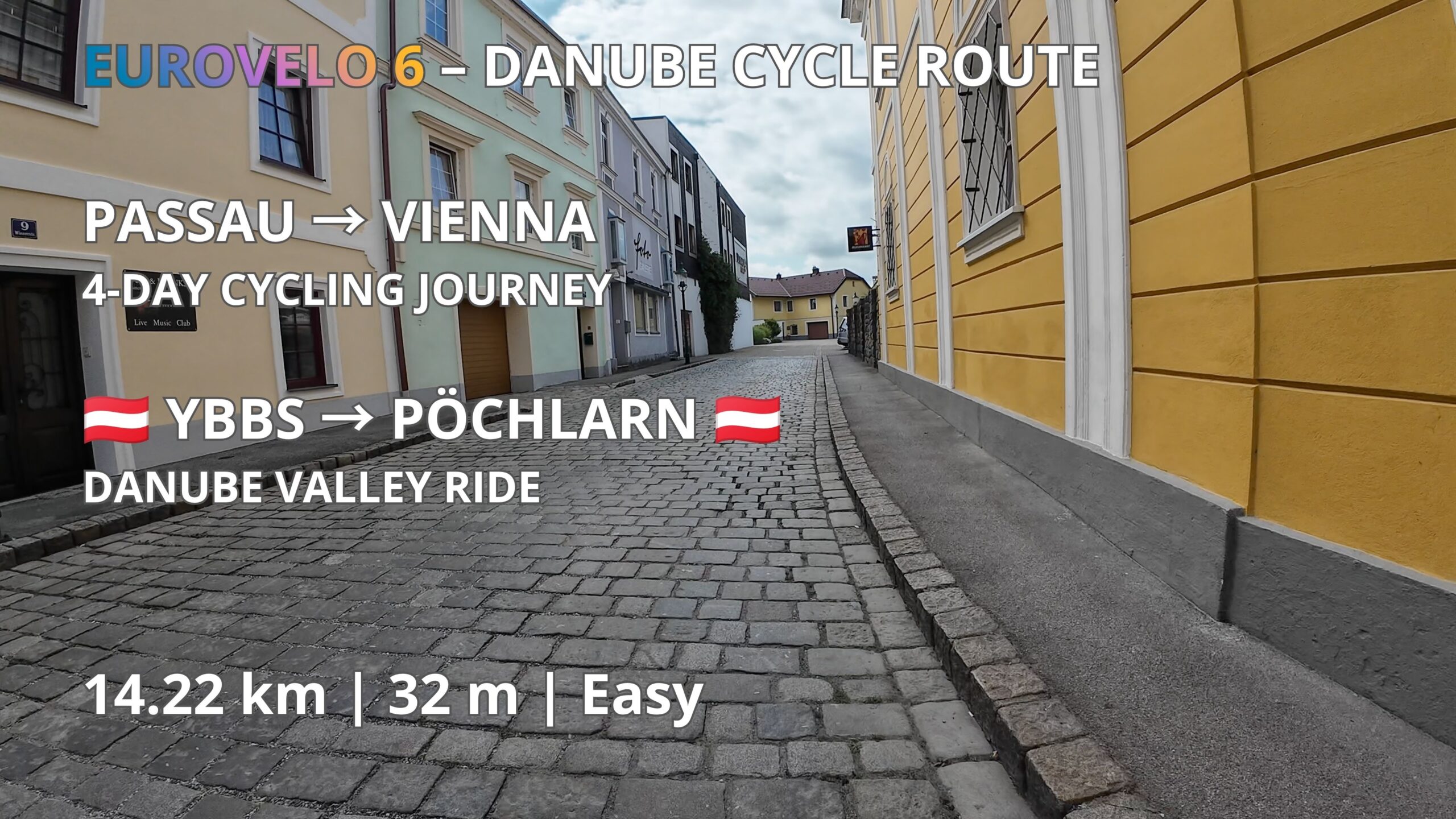 Ybbs 🇦🇹 → Pöchlarn 🇦🇹 | EuroVelo 6 – Danube Cycle Route | GPX Download