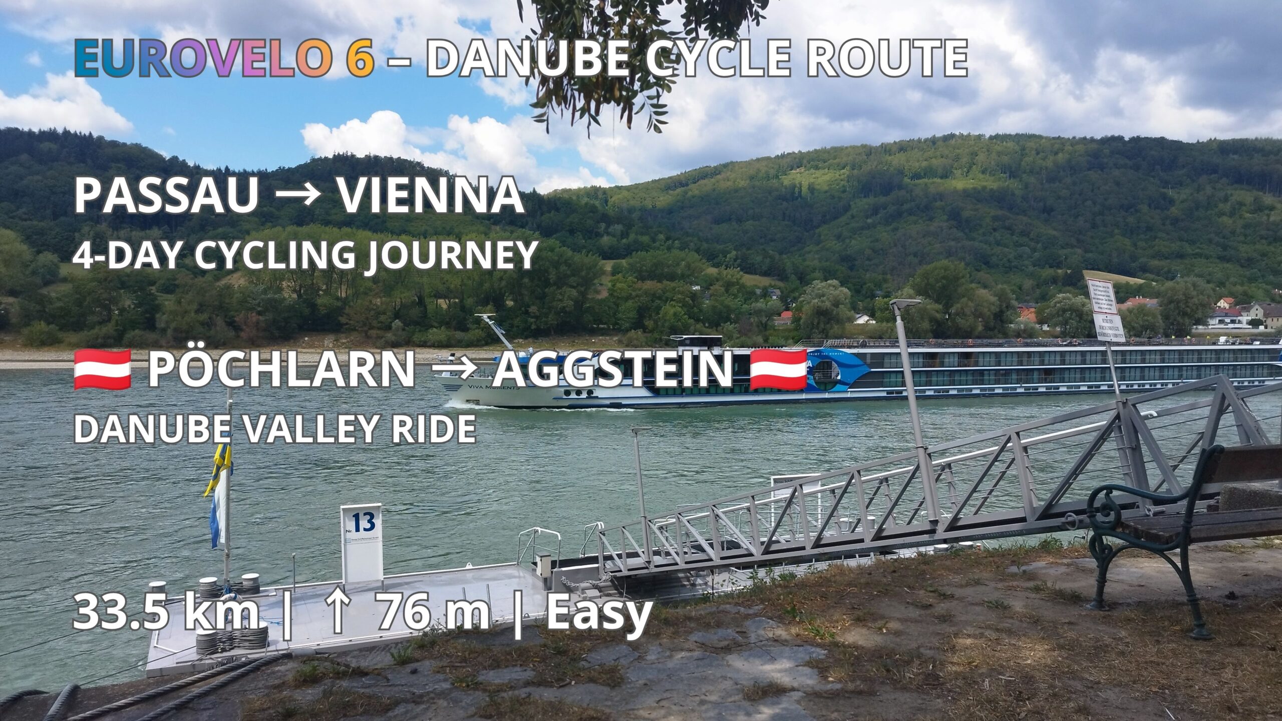 Pöchlarn 🇦🇹 → Aggstein 🇦🇹 | EuroVelo 6 – Danube Cycle Route