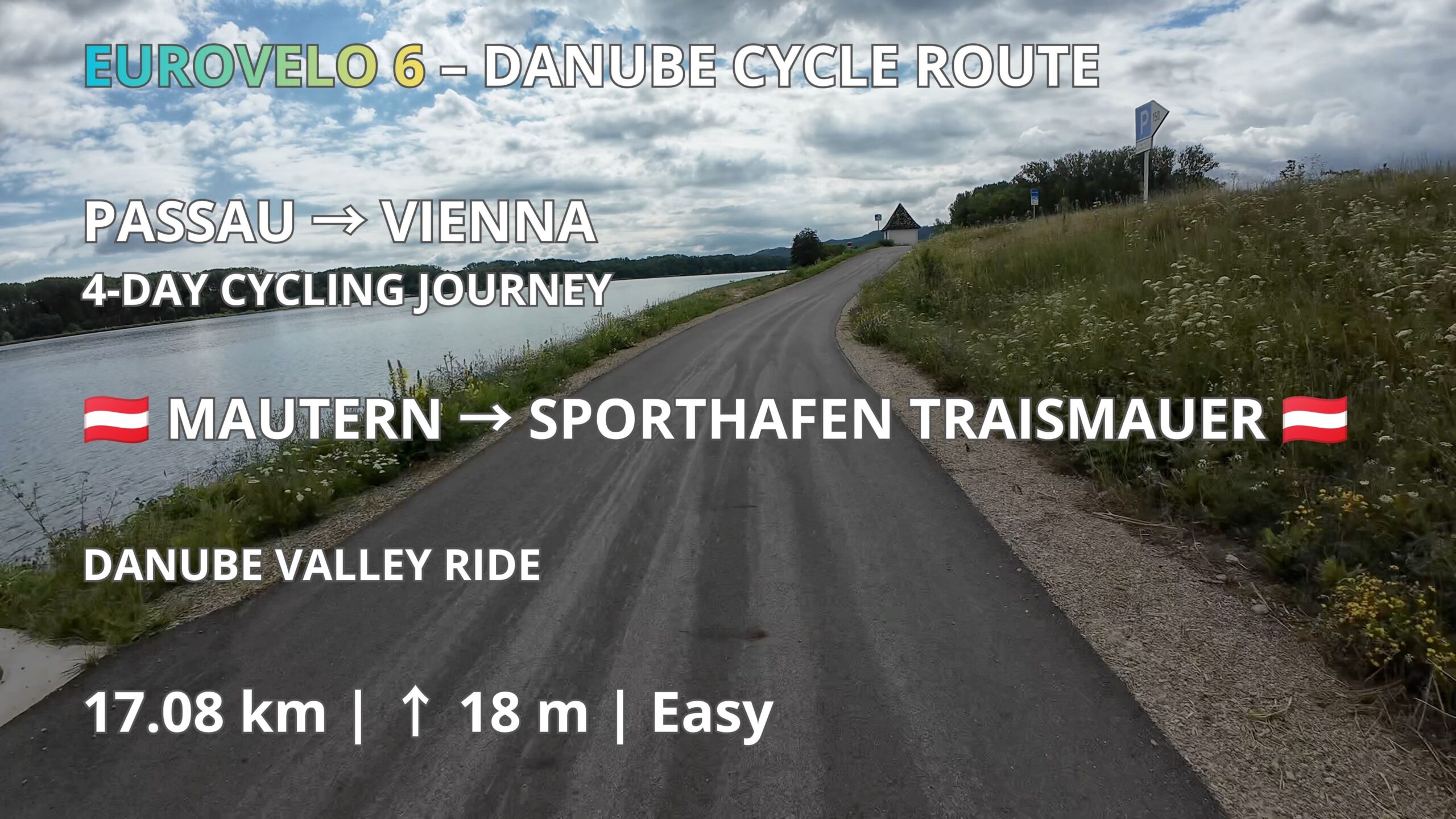 Mautern 🇦🇹 → Sporthafen Traismauer 🇦🇹 | EuroVelo 6 – Danube Cycle Route | GPX Download