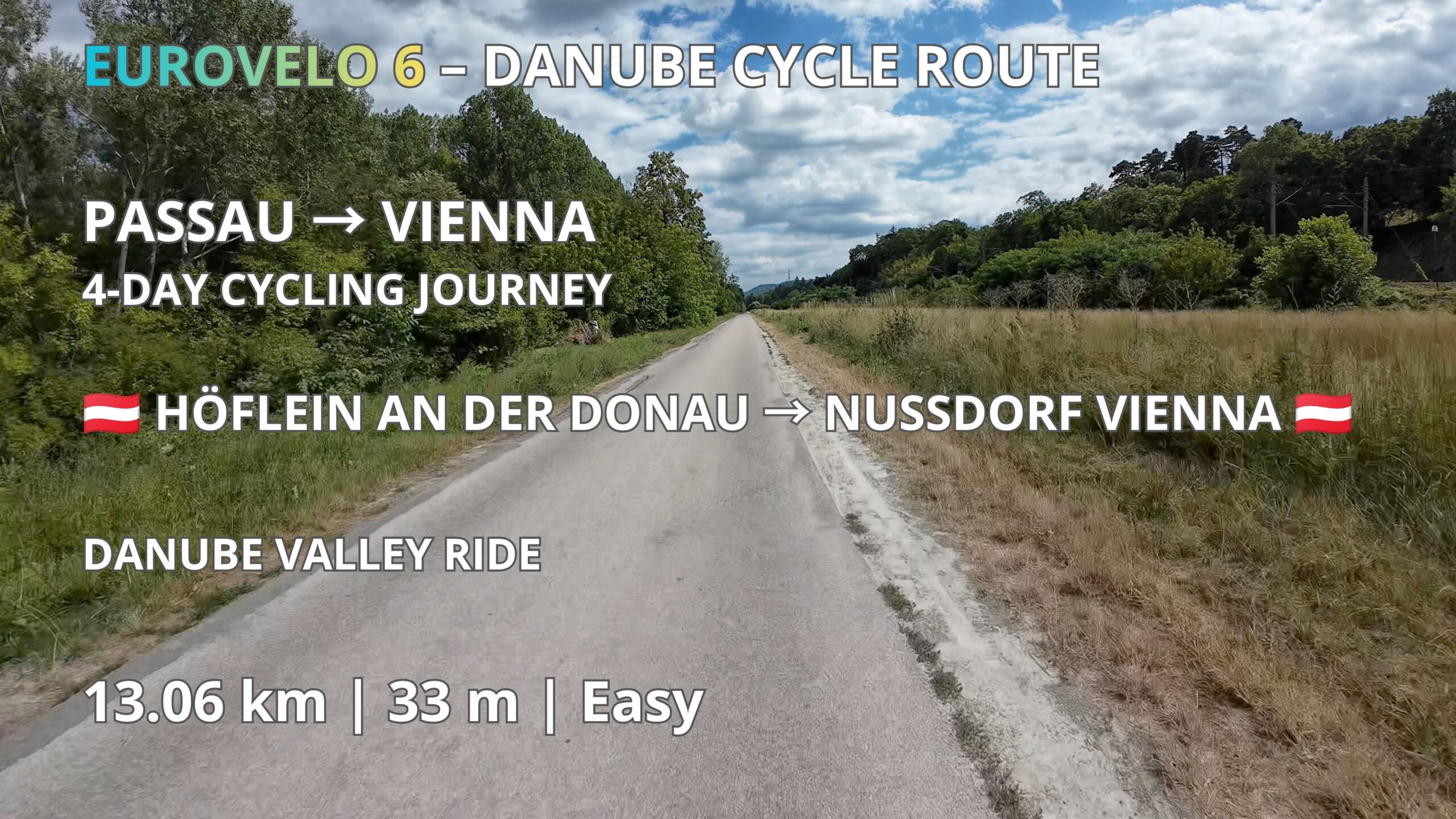 Höflein an der Donau 🇦🇹 → Nußdorf Vienna 🇦🇹 | EuroVelo 6 – Danube Cycle Route | GPX Download